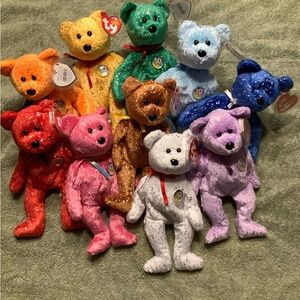 Beanie Baby 10th Anniversary Bears